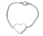 Women's Heart Photo Bracelet