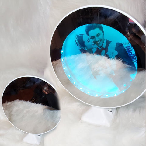 Led Mirror Frame with Sublimation Ready Insert (Magic Mirror)